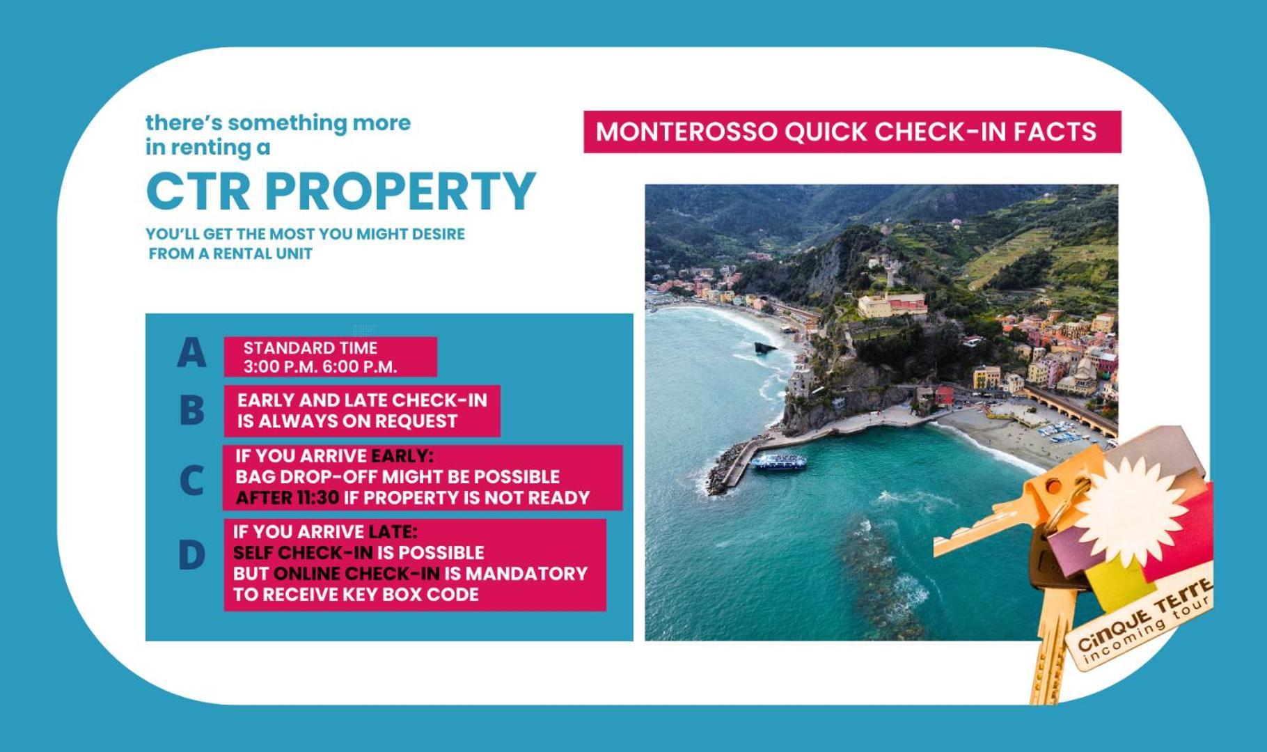 Il Giardino Di Ada Ground Floor Studio With Ac And Patio Monterosso al Mare Exteriör bild