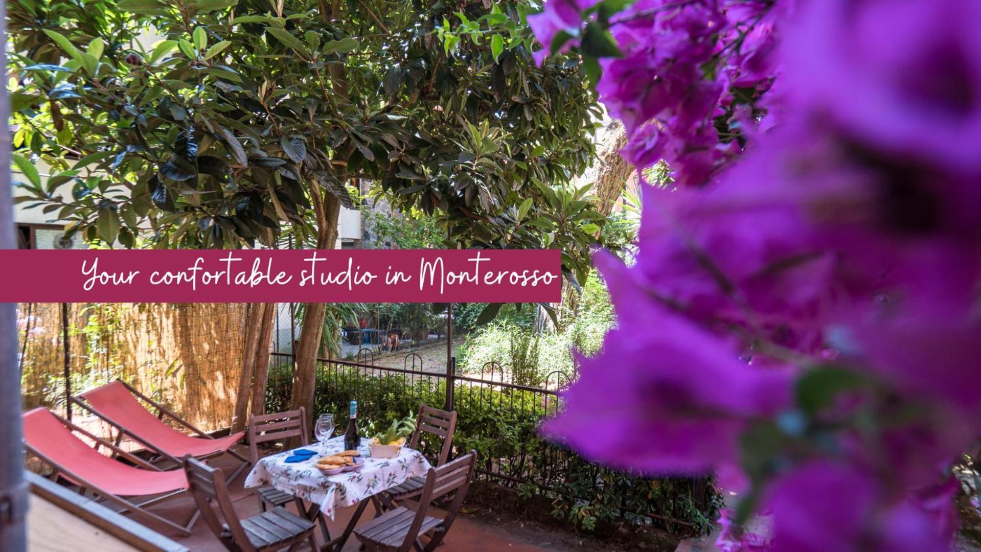 Il Giardino Di Ada Ground Floor Studio With Ac And Patio Monterosso al Mare Exteriör bild
